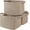 Brown, variant on Storage Basket Set of 3, Woven Decorative Rectangle Baskets for Shelves, Closet, Toys, Books, Nursery Organizer Bins, Brown, 13"x9.85"x8.7