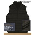 thumbnail image 5 of Bass Creek Outfitters Mens Puffer Vest - Lightweight Outdoor Zip Up Sleeveless Packable Vest, 5 of 7