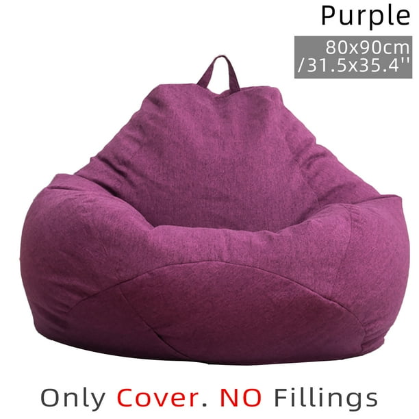 4 Colors Large Bean Bag Chairs Couch Sofa Only Cover Indoor Lazy Lounger For Adults Kids No Filler Walmart Com Walmart Com