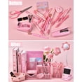thumbnail image 3 of Pink Desk Accessories, 24Pcs Pink Office Supplies and Desk Organizers, with Tape Dispenser, Stapler, Staple Remover, Ect, Gift Box Packaging, 3 of 7