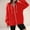 A01_Red, variant on Womens Winter Fall Coats Open-Front Full-Zip Sweatshirt Thermal Lounge Warm Hooded Sweater Top Relaxed Fit Blouses Solid Basic Long Sleeve Blouse with Pockets