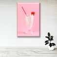 thumbnail image 2 of Cuadro Canva Pixtreats listo para Colgar tipo galería Milkshake Fresa 50X75 cm, 2 of 4