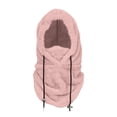 thumbnail image 1 of lionlar Ski Adjustable Drawstring Cap Balaclava Hat for Motorbike Hiking Riding Pink Red, 1 of 9