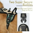 thumbnail image 4 of rabbitgoo Dog Harness  No-Pull Pet Harness with 2 Leash Clips  Adjustable Soft Padded Dog Vest  Reflective No-Choke Pet Oxford Vest with Easy Control Handle for Large Dogs Orange L, 4 of 9