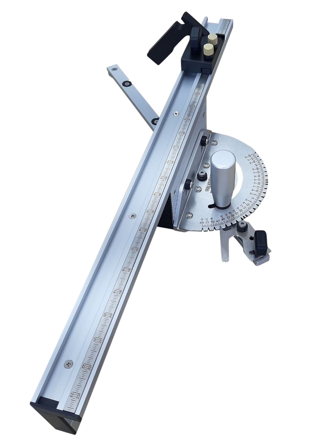 Viking Mountain Tool Works 31.5 inch Miter Gauge Fence with precision stop and scale for Table Saw Band Saw Router table
