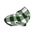 thumbnail image 2 of Cauagu Green White Lumberjack Plaid Pattern Winter Pet Hoodie Sweatshirts- Dog Hoodie Sweater with Leash Hole - Cute Dog Hoodie - Pet Clothes Puppy Cat Custume -Medium, 2 of 8