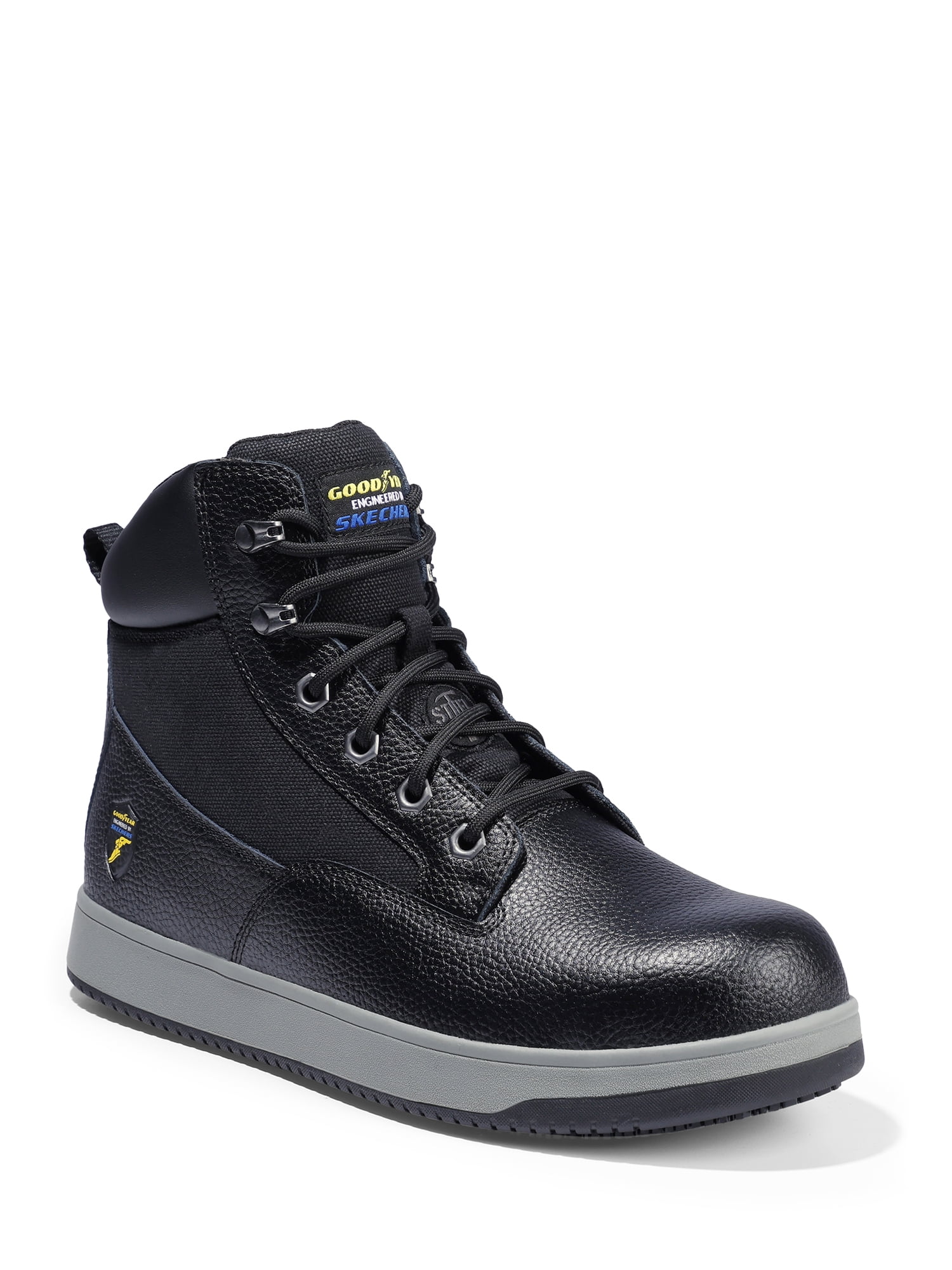 Goodyear Engineered by Skechers Men's Onyx High Slip Resistant Steel Boots - Walmart.com