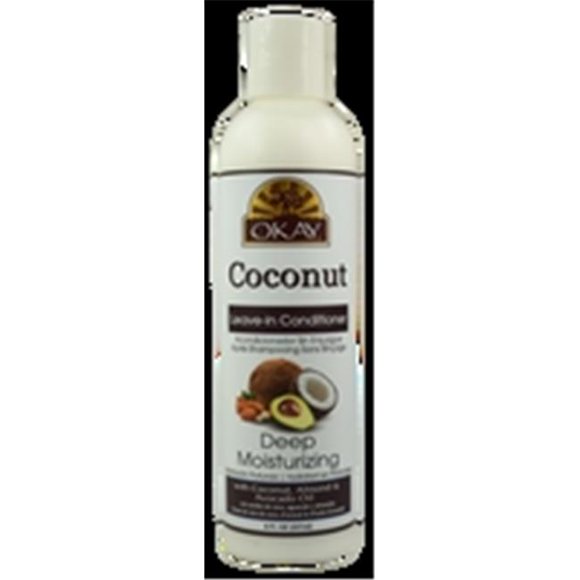 OKAY Coconut Oil Deep Moisturizing Leave In Conditioner, 237 ml - 8 oz
