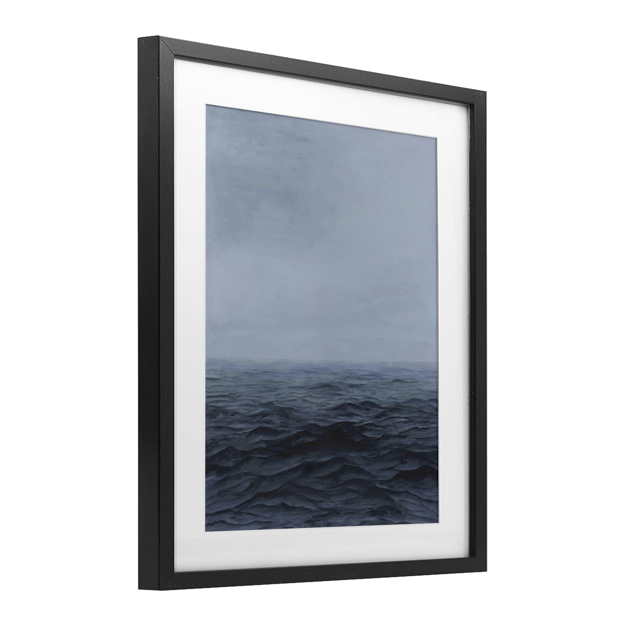 Stupell Industries Vast Ocean Expanse Black Framed Print Under Glass, design by Michael Willett