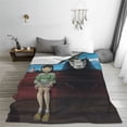 thumbnail image 6 of Spirited Away Fleece Blanket Super Soft Cozy Warm Flannel Fleece Throw Blanket For Couch Bed Sofa Throw 80"X60", 6 of 7