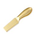thumbnail image 1 of Cuchillo de acero inoxidable para queso dorado, cuchillo para queso, tenedor para pastel, cuchillo afilado, cuchillo, raspador de mantequilla, herramienta para hornear, 1 of 6