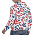 thumbnail image 4 of Bingfone Birds Flowers Men'S Drawstring Hoodie Long Sleeve Pocket Sweatshirts-Medium, 4 of 9