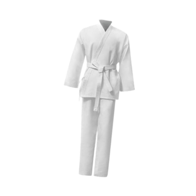 fastboy Karate Uniform Long Sleeves Karate Clothes for Training Sparring 150 Competition White 150