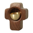 thumbnail image 3 of Timbre de madera con sonido fuerte, adorno antiguo, timbre único para comerciantes, para abrir puertas, decorativo para decoración de restaurantes., 3 of 8