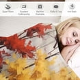 thumbnail image 3 of Chilfamy Birds Leaves Trees Throw Blanket for Couch Sofa Bed All Seasons Soft Plush Blankets, Exquisite Gift, Flannel Material, Various Sizes 60x80in, 3 of 6