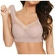 thumbnail image 1 of WILLBEST Brasier Tela De Mantequilla Camiseta De Tirantes De Encaje Sin Tirantes Para Mujer, Talla Grande, Con Pliegues Laterales Finos Y Ajustable, 1824, 1 of 4