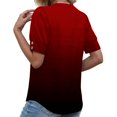 thumbnail image 6 of beishanbush Hot Sales Saving $10 Cute T Shirts Women's Blouse,V Neck Short Sleeve Button Loose Fit Casual Summer Top Under $10, 6 of 7
