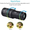 thumbnail image 6 of High-Power HD Monocular Telescope With Phone Adapter For Long-Distance Viewing In Foggy Conditions Ideal For Outdoor Observation Waterproof Prism With BAK4 FMC Lens, 6 of 8
