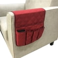 thumbnail image 2 of Monstrate Cama bolsillos sofá reposabrazos organizador bolsa colgante impermeable bolsa de almacenamiento TV Control remoto soporte revistas Almacenamiento y organización del hogar No.2, 2 of 5