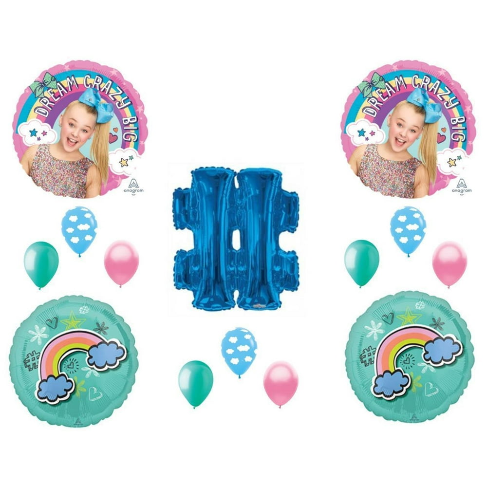 JOJO SIWA HASHTAG BIRTHDAY PARTY Balloons Decorations Supplies Bow
