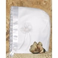 thumbnail image 3 of Girls 23″ Cotton Christening Gown with Floral Lace Detailing (Baby), 3 of 3