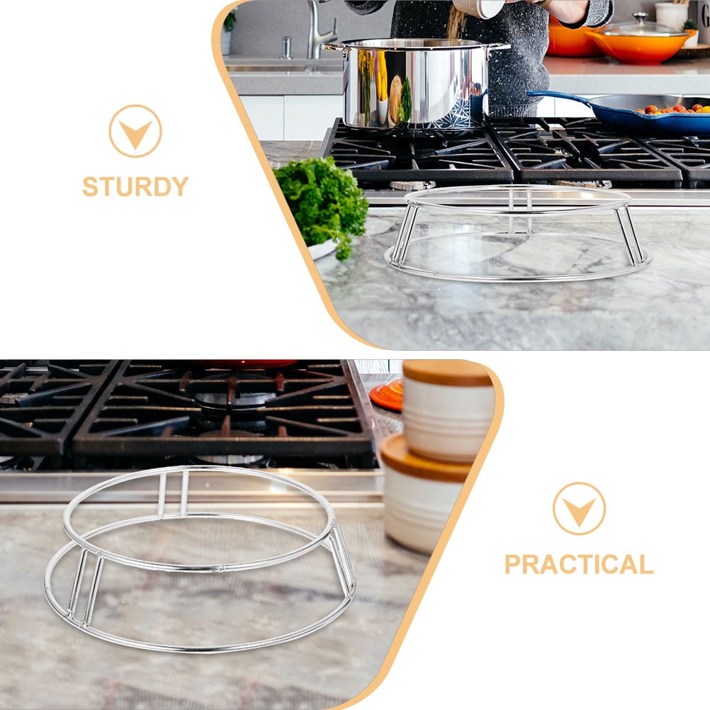 DEEPCRAFF burner rings Wok Ring Stainless Steel Stove Support Homeowners Outdoor Activities 1Pcs