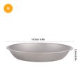 thumbnail image 3 of Pièces d'Assiette en Titane pour l'Extérieur Vaisselle de camping Assiette Ronde en Titane pour Fruits Convient pour barbecue Randonnée Pique-Nique, 3 of 8