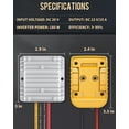 thumbnail image 2 of Convertidor reductor Vibit de 20 V a 12 V y 180 W para batería Dewalt, 2 of 7