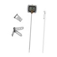 thumbnail image 2 of veasfak Digital Meat Insert Thermometer Accurate for Kitchen Baking Candy Making BBQ gray, 2 of 9