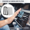 thumbnail image 2 of Juego de Filtros de Aire de Cabina del Motor Combo Set Filtro Kit Elemento Limpiador de Aire No. 971332H000 para Hyundai Elantra 1.8L 2.0L 2014-2016 para AC del Motor 1 Juego, 2 of 8