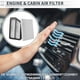 thumbnail image 2 of Juego de Filtros de Aire de Cabina del Motor Combo Set Filtro Kit Elemento Limpiador de Aire No. 971332H000 para Hyundai Elantra 1.8L 2.0L 2014-2016 para AC del Motor 1 Juego, 2 of 8