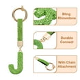 thumbnail image 4 of Uxcell Alphabet J Letter Charm Rhinestone Alphabet Charm for Jewelry Making, Light Green, 4 of 6