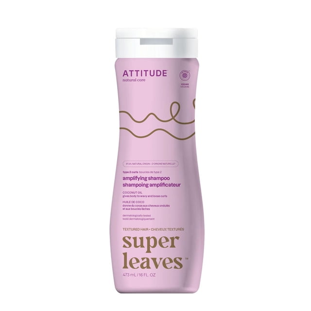 ATTITUDE super leaves, Curl Amplifying Shampoo, Coconut Oil