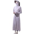 thumbnail image 4 of UV Protection Shirts for Women Sun Protection Shirt Women's Lightweight Breathable Sun Jacket for Cycling Camping Outdoor Activities with Zipper and Long Visor Ideal for Spring and Autumn, 4 of 10