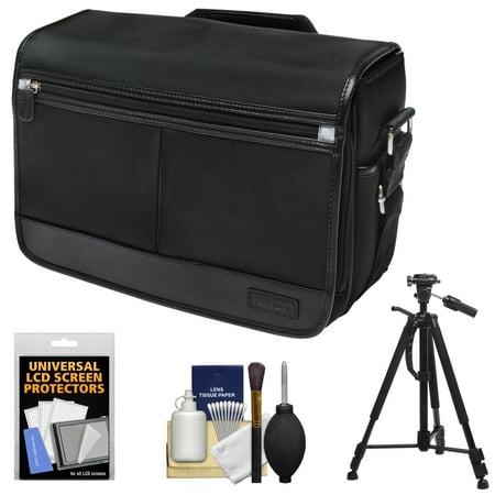 Nikon DSLR Camera/Tablet Messenger Shoulder Bag with Tripod + Accessory Kit Nikon DSLR Camera/Tablet Messenger Shoulder Bag with Tripod + Accessory Kit