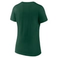 thumbnail image 3 of Women's Green Miami Hurricanes Logo V-Neck T-Shirt, 3 of 3