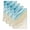 Turquoise Blue, variant on Teal Beach Coastal Kitchen Towels Set of 3, Summer Ocean Nautical Seaside Absorbent Dish Towels for Kitchen, Microfiber Hand Towel, Quick Drying Tea Towel for Cleaning Decorative Dishcloths