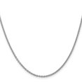 thumbnail image 3 of FJC Finejewelers 14 kt White Gold Round Cable Chain 16 Inches x 1.8 mm, 3 of 7
