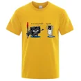thumbnail image 3 of Camiseta holgada de verano con reproductor de música divertido para hombre, camiseta de algodón con cuello redondo, ropa de hip hop, camisetas de alta calidad para hombre, nuevas, 3 of 5