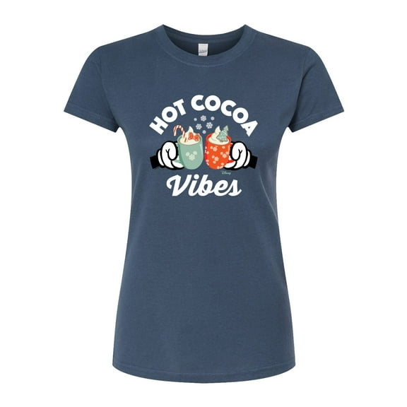 Disney - Hot Cocoa Vibes - Juniors Fitted Graphic T-Shirt