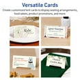 thumbnail image 4 of Avery Printable Tent Cards, 2-1/16" x 3.75", Matte Ivory, 40ct, 4 of 11