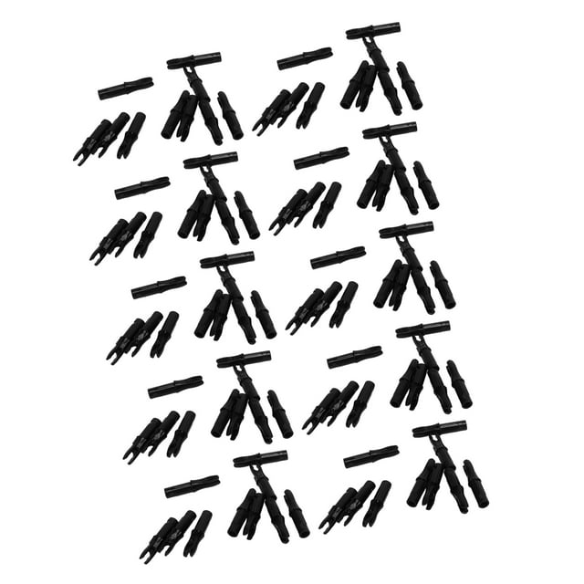 Coche en Plastique à l'Intérieur, 100 Pcs Flèche d'Archerie Coche Insert d'Archerie Flèche d'Archerie Design Révolutionnaire