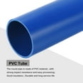 thumbnail image 4 of Uxcell Rigid Round Pipe Blue 1.78 x 1.97"(ID*OD) High Impact for Water Pipe Crafts Cable Sleeve, 4 of 6