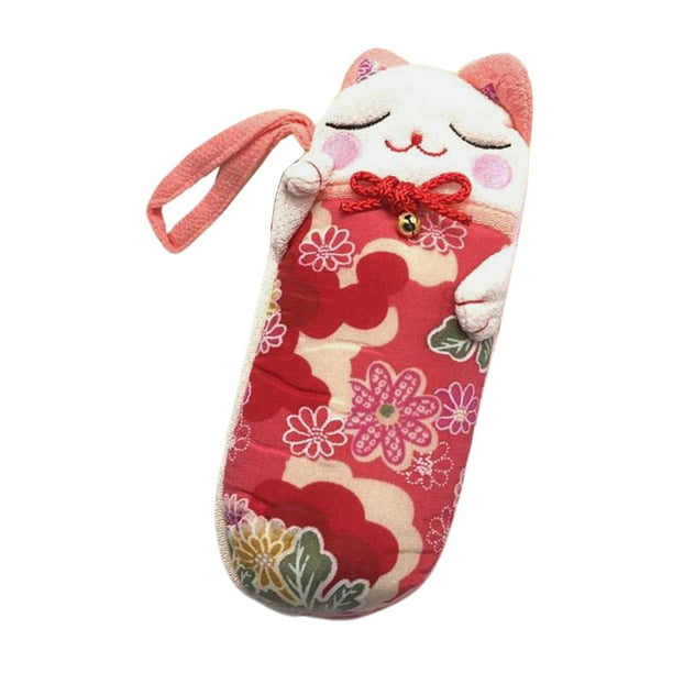 Estuche para gafas Lucky Cat Bolsa de almacenamiento suave para gafas, gafas de sol