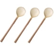 thumbnail image 1 of Cuchara de café pequeña de cerámica Cuchara de porcelana pequeña retro Mini cucharillas para café Azúcar Postre Vajilla linda Paquete de 3, 1 of 5