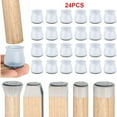 thumbnail image 1 of 24Pack Ruby Slider Chair Leg Protector For Hardwood Floors, Fits All Shape Chair, 1 of 5