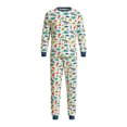 thumbnail image 4 of Fgnfyis Family Christmas Pajamas Dinosaur Print Long Sleeve Soft Cozy 2 Piece Pajamas Set Tops Pants Sleepwear, 4 of 8