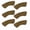 Brown, variant on Stcellnmex Adhesive Heel Cushion Pads Beige Heel Grips Liner Inserts Ankle Protector for Loose Shoes 6 Pairs