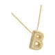 thumbnail image 2 of Collar con letras de burbujas, collar con dijes, aniversario, ella, mujeres, hombres, declaración, diamantes de imitación, graduación, regalo de joyer B, 2 of 8