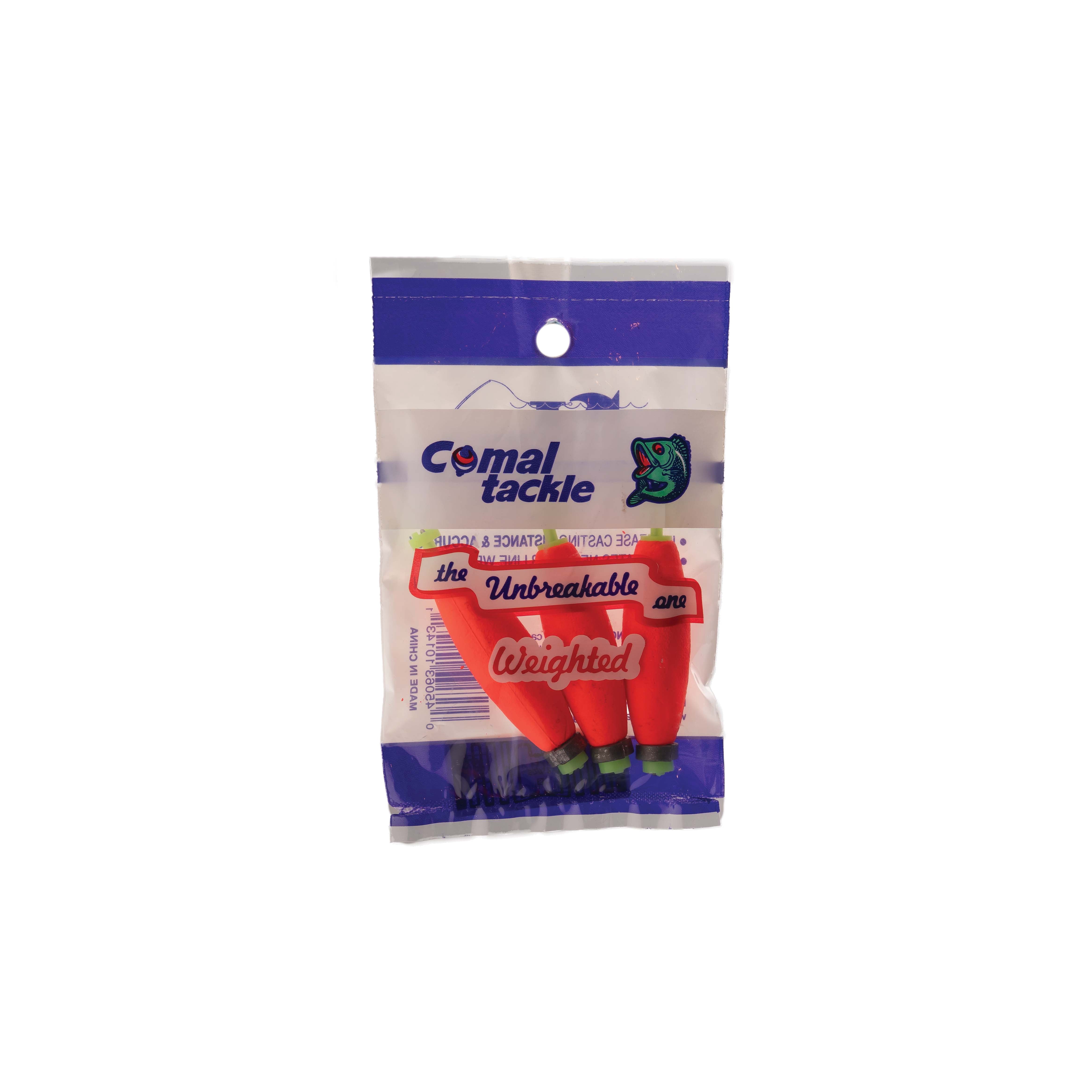 (3 pack) Comal Cigar Snap-On Freshwater Fishing Bobber